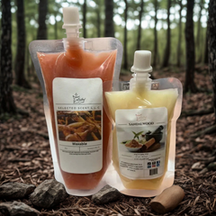 Sandalwood Squeezable Wax Melt All Natural Wax Melts For Home