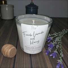French lavender and honey 8 oz candle