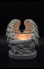 Angel wings wax and oil warmer electric with dimmer wheel