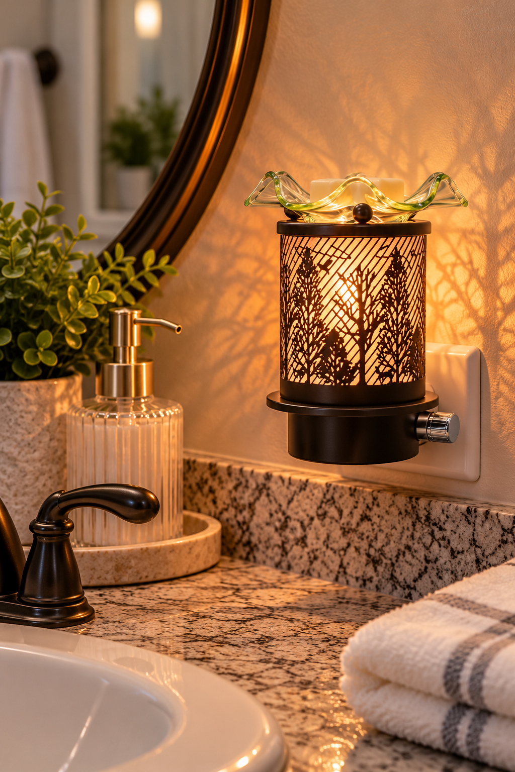 Forest Adjustable Plug-In Wax & Oil Warmer
