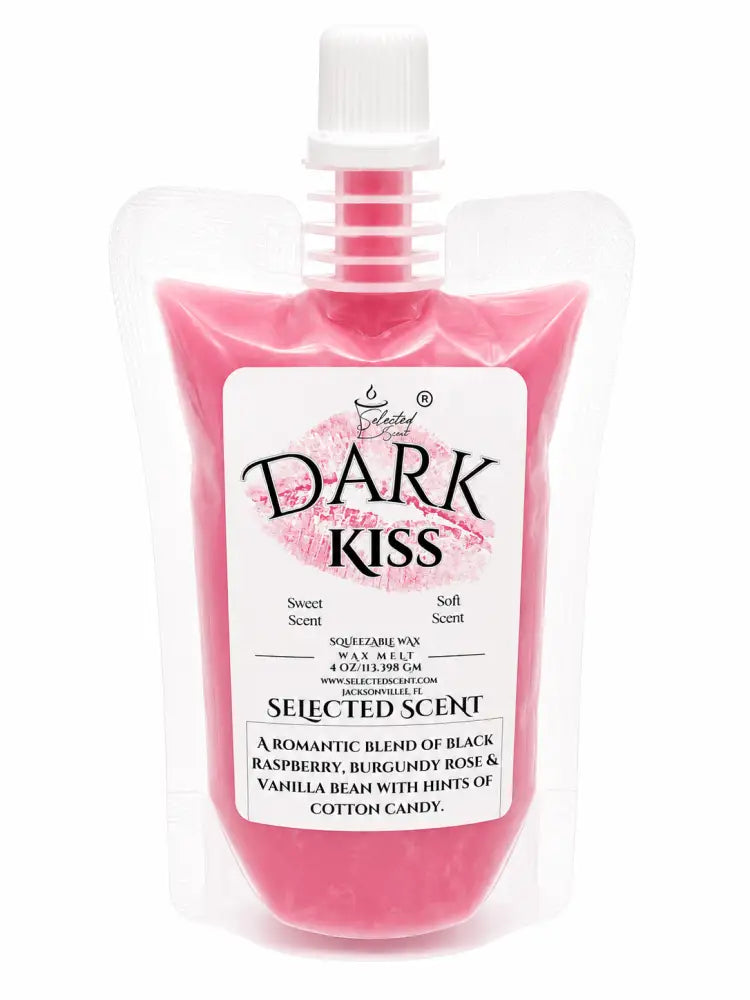 4 ounce squeezable all-natural long-lasting wax melts for home fragrance warmers - dark kiss