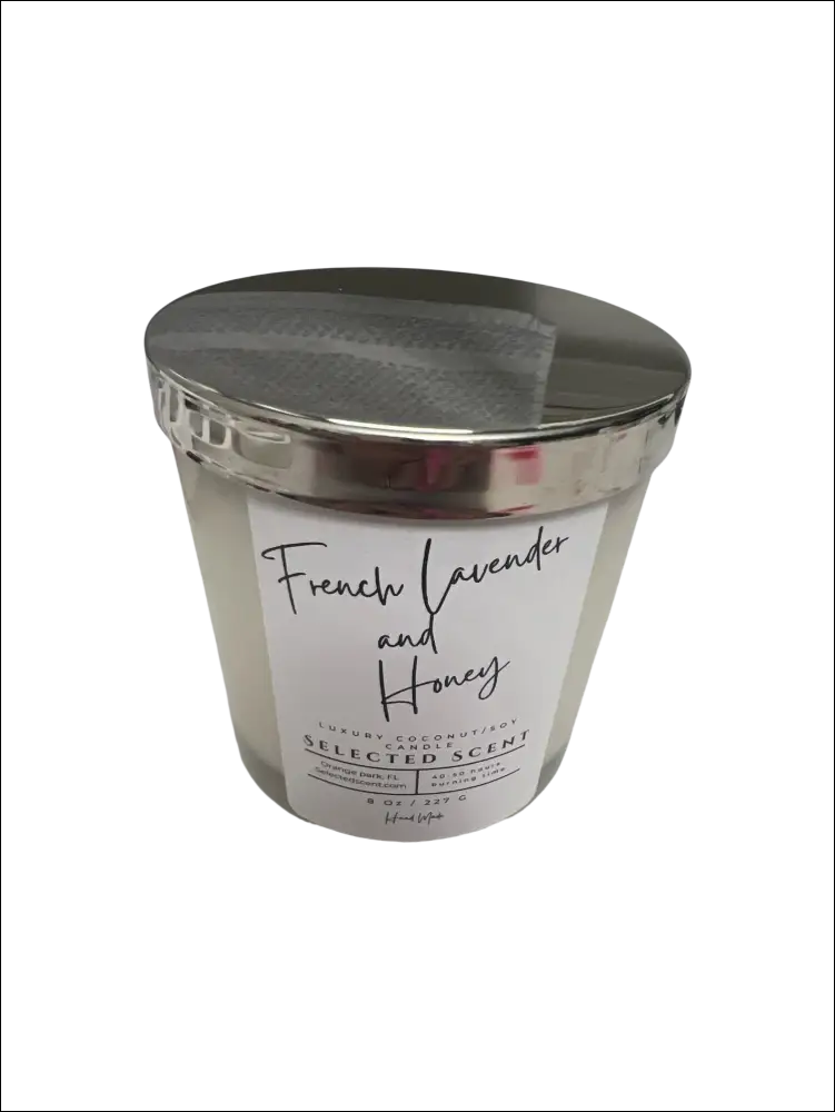 French lavender and honey 8 oz candle