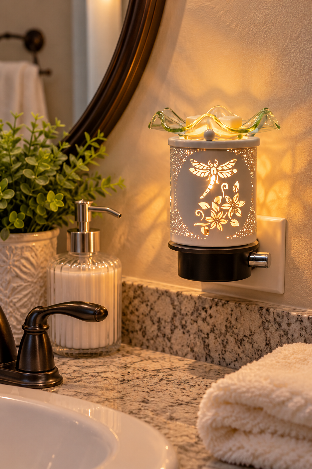 Dragonfly Plug In Warmer Electric Decorative Warmer