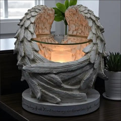 Angel wings wax and oil warmer electric with dimmer wheel