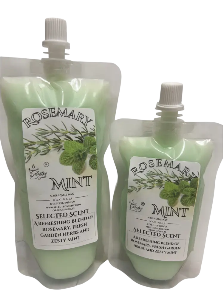 Rosemary mint squeezable wax melt
