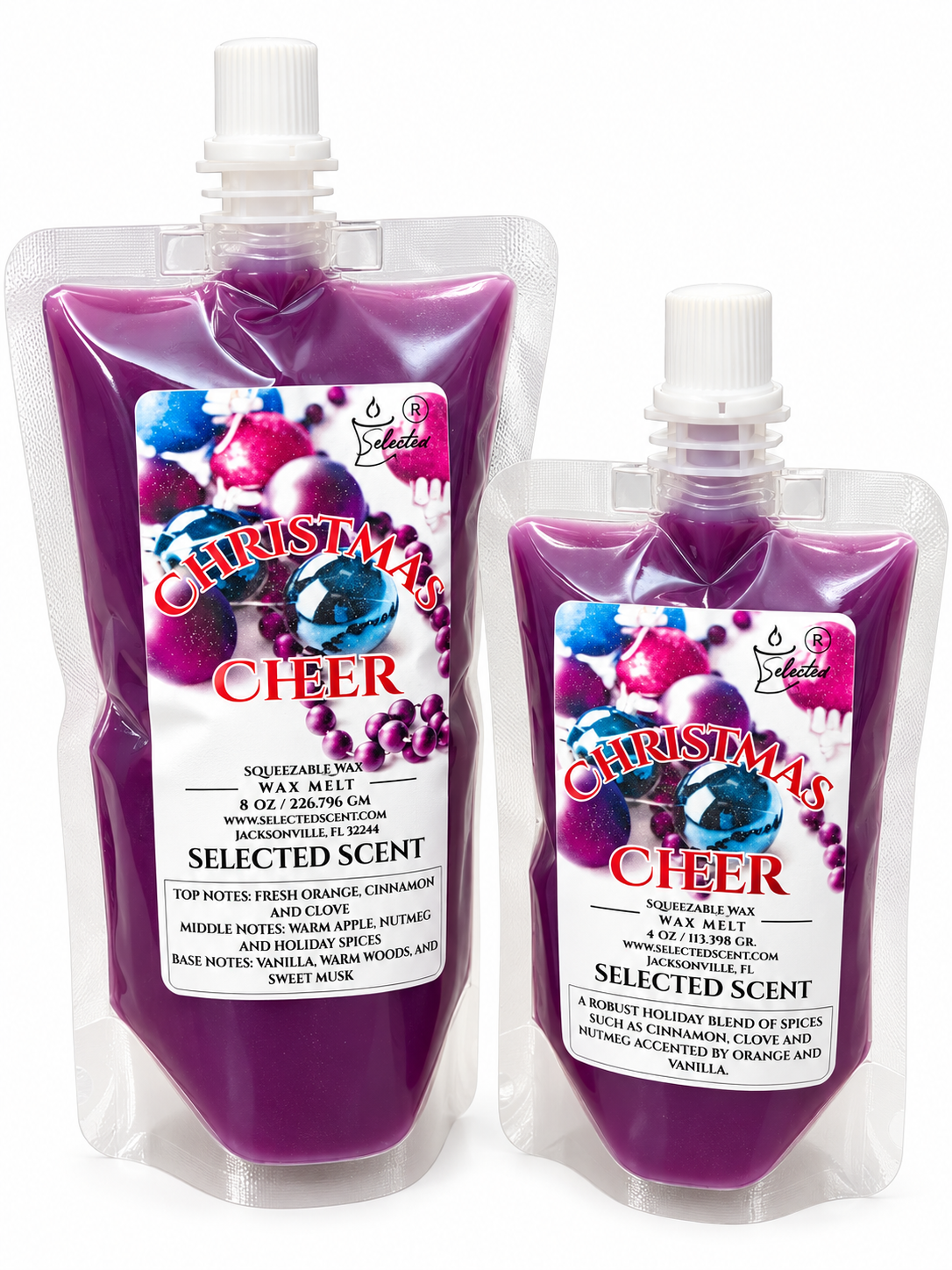 Christmas Cheer Squeezable Wax Melt | Holiday Wax Melts