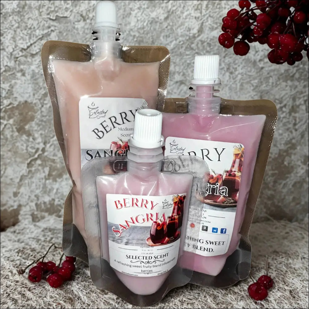 Berry sangria squeezable wax melt sweet home fragrance limited edition