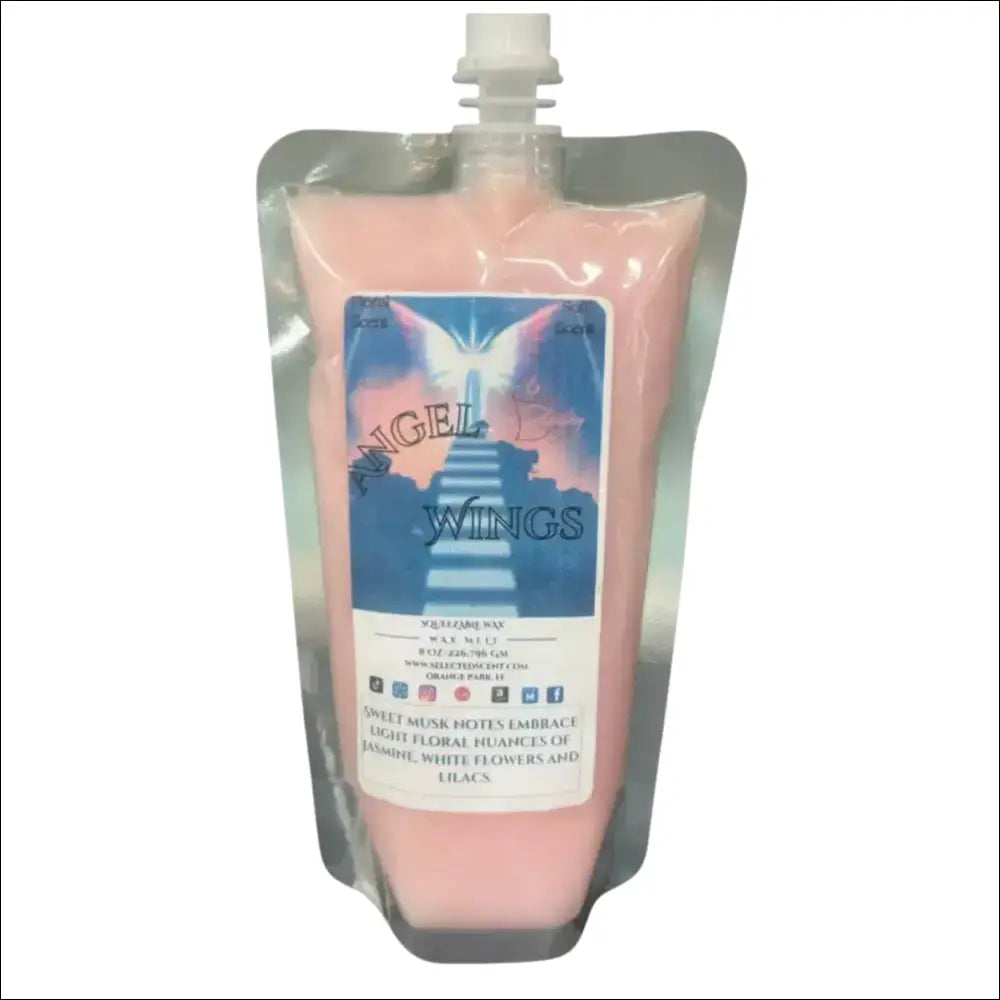 Angel wings long lasting squeezable wax melts - 8 ounces