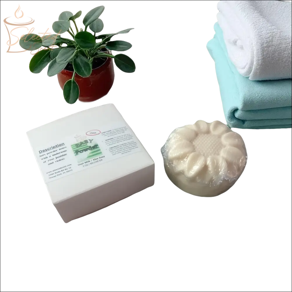 Baby Powder Goat And Aloe Soap Soft Luxurious And Fragrant