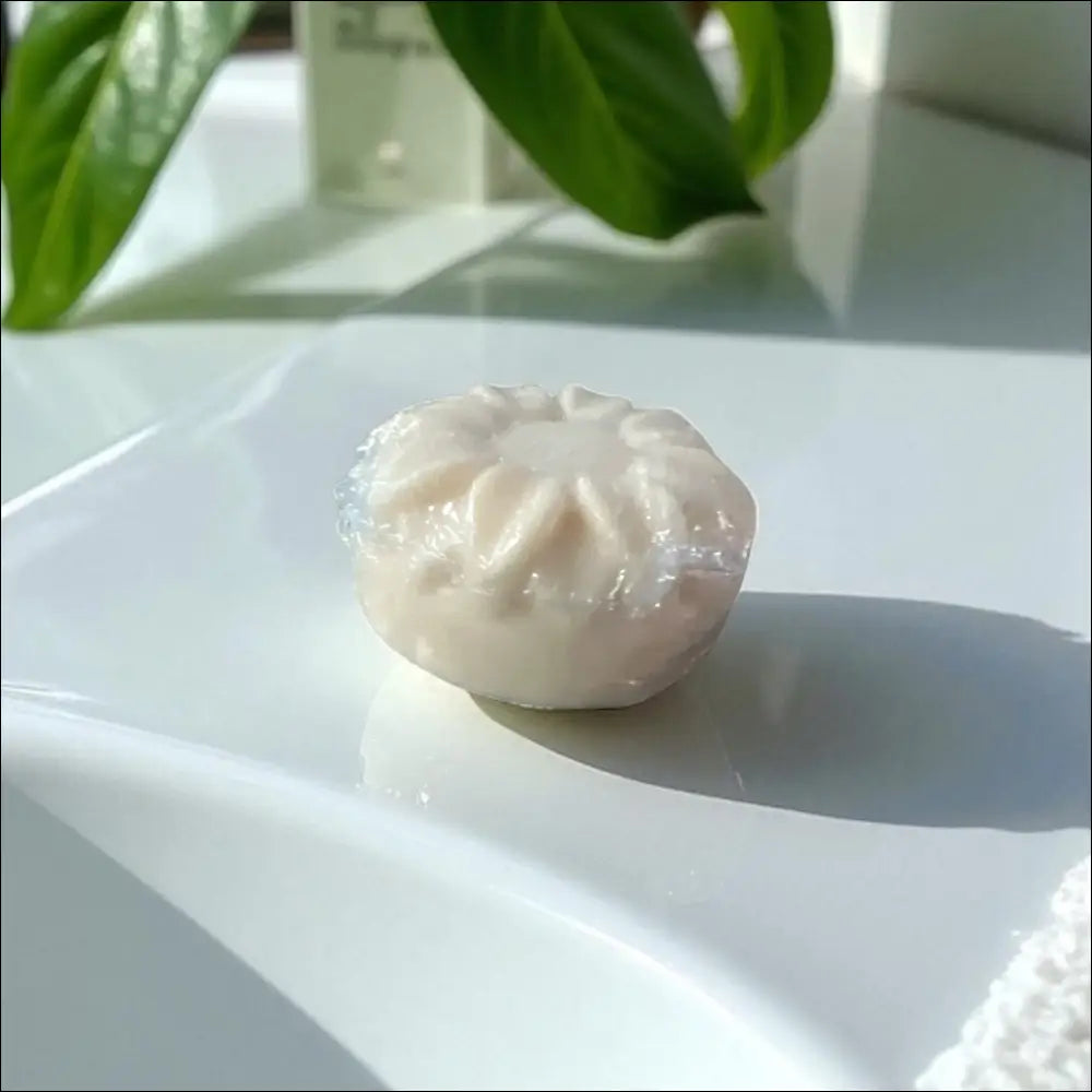 Baby powder goat and aloe soap soft luxurious fragrant