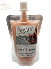 Selected Scent sweet berry sangria home fragrance wax refill in a pink pouch with fruity blend label