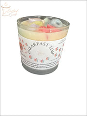 Breakfast Time Fruit Loops 8 Ounce Candle All Natural Breakfast