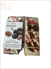 Selected Scent brown sugar fig scented home fragrance wax bars with fig and brown sugar design