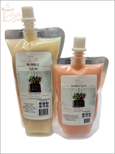 Selected Scent all-natural squeezable wax melts in bubble gum scent with resealable spout pouches