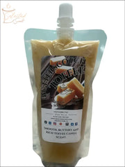 A Sweet Sensation butterscotch toffee scented wax melt pouch by Selected Scent with smooth buttery rich aroma