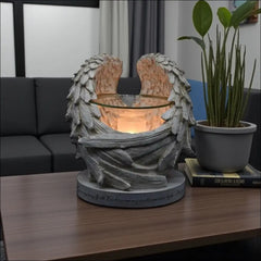 Angel wings wax and oil warmer electric with dimmer wheel