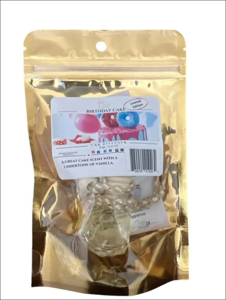 Car diffuser air freshener pendant long lasting - birthday cake