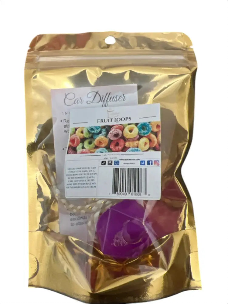 Car diffuser air freshener pendant long lasting - fruit loops
