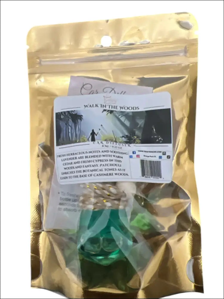 Car diffuser air freshener pendant long lasting - walk in the woods