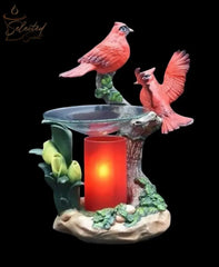 Cardinals Themed Red Wax And Oil Warmer