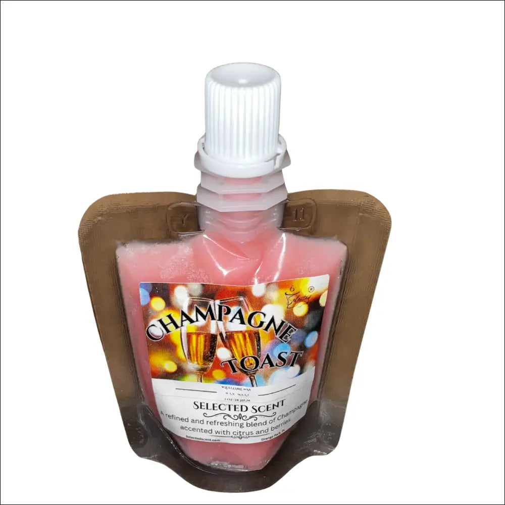 Champagne toast squeezable wax melts for home - 1.5 ounce
