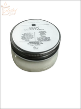 Selected Scent massage candle in glass jar with metal lid with mango butter for skin hydration