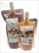 Selected Scent Cinnamon Apple Berry long lasting wax melts in resealable pouches with fruit and spice scent