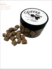Selected Scent coffee bean wax melts jar with loose brown melts Morning Scented For Home fragrance