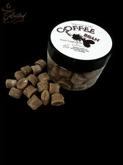 Selected Scent Coffee Bean wax melts jar with brown coffee pellets Morning Scented For Home