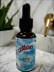 Selected Scent Cotton Candy All Natural Body Oil for Hydrating And Protecting skin with sweet aroma