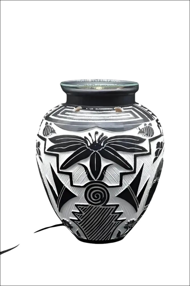 Vase egyptian wax and oil warmer electric decorative