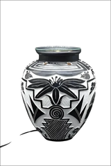 Vase egyptian wax and oil warmer electric decorative