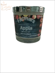 Selected Scent Farmers Apple candle with Coconut Wax Blended for a fruity apple and cinnamon aroma