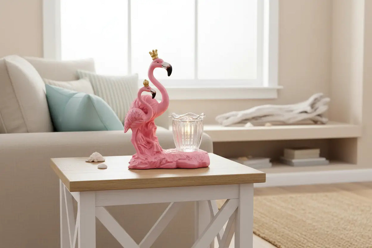 Flamingo wax oil warmer electric with dimmer wheel