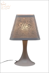 Selected Scent Electric Decorative Warmer with flamingo design and warm glow on table lamp base