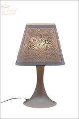 Selected Scent Electric Decorative Warmer with flamingo design and warm glow on table lamp base