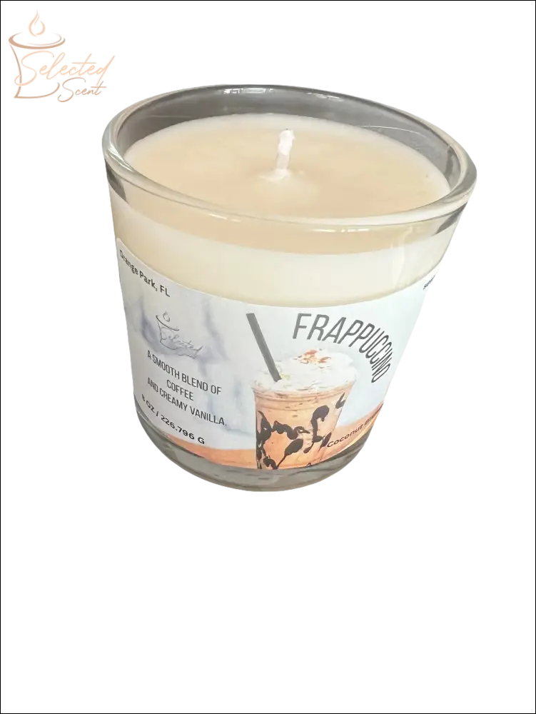 Frappuccino 8 Oz Candle All Natural Coffee Fragrance