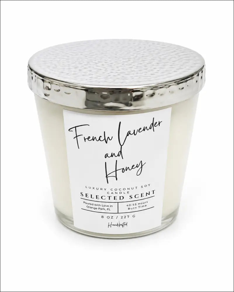 French lavender and honey 8 oz candle