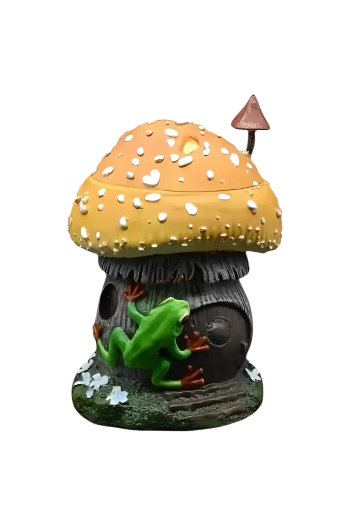 Frog and mushroom wax oil warmer