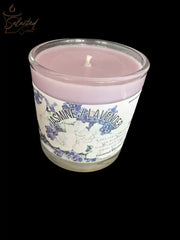 Jasmine And Lavender 8 Oz Candle Duo Scented Aromatherapy