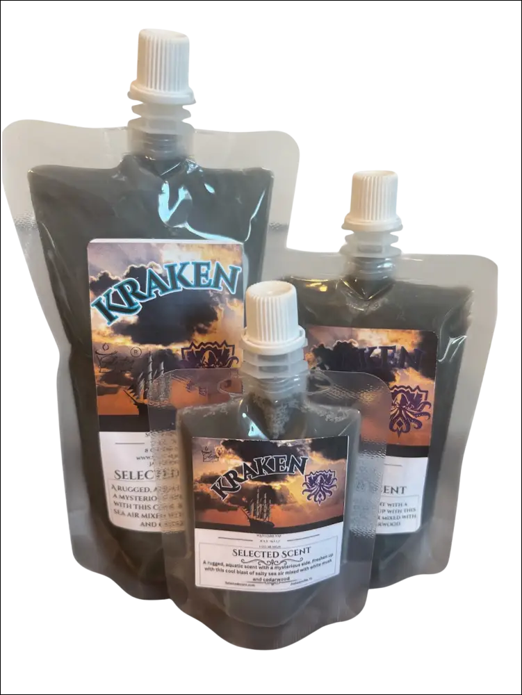 Kraken squeezable wax melt