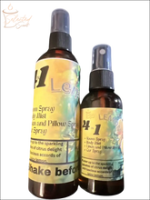 Selected Scent spray bottles featuring Concentrated Freshness lemon scent for room body and pillow use