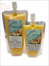 Selected Scent mango papaya all natural wax melts in resealable pouches with tropical fruit fragrance