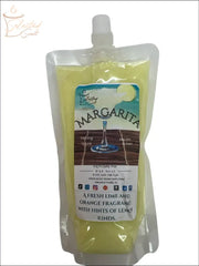 Selected Scent squeezable wax melt pouch with margarita scent featuring fresh lime and orange fragrance