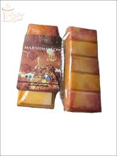 Selected Scent long lasting marshmallow wax melt bars with toasted marshmallow and vanilla scent