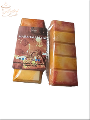 Selected Scent long lasting marshmallow wax melt bars with toasted marshmallow and vanilla scent