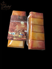 Selected Scent long lasting marshmallow wax melt with toasted marshmallow and vanilla scent in segmented bars
