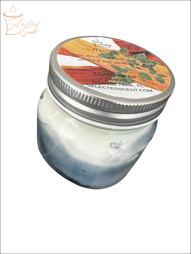 Musk 8 Oz Candle The Choice Of Men Scent