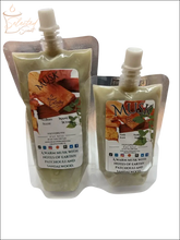 Selected Scent Musk fragrance pouches with earthy patchouli sandalwood melt scent in two sizes