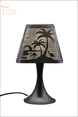 Selected Scent Electric Decorative Warmer with palm tree design and black metal base for home ambiance